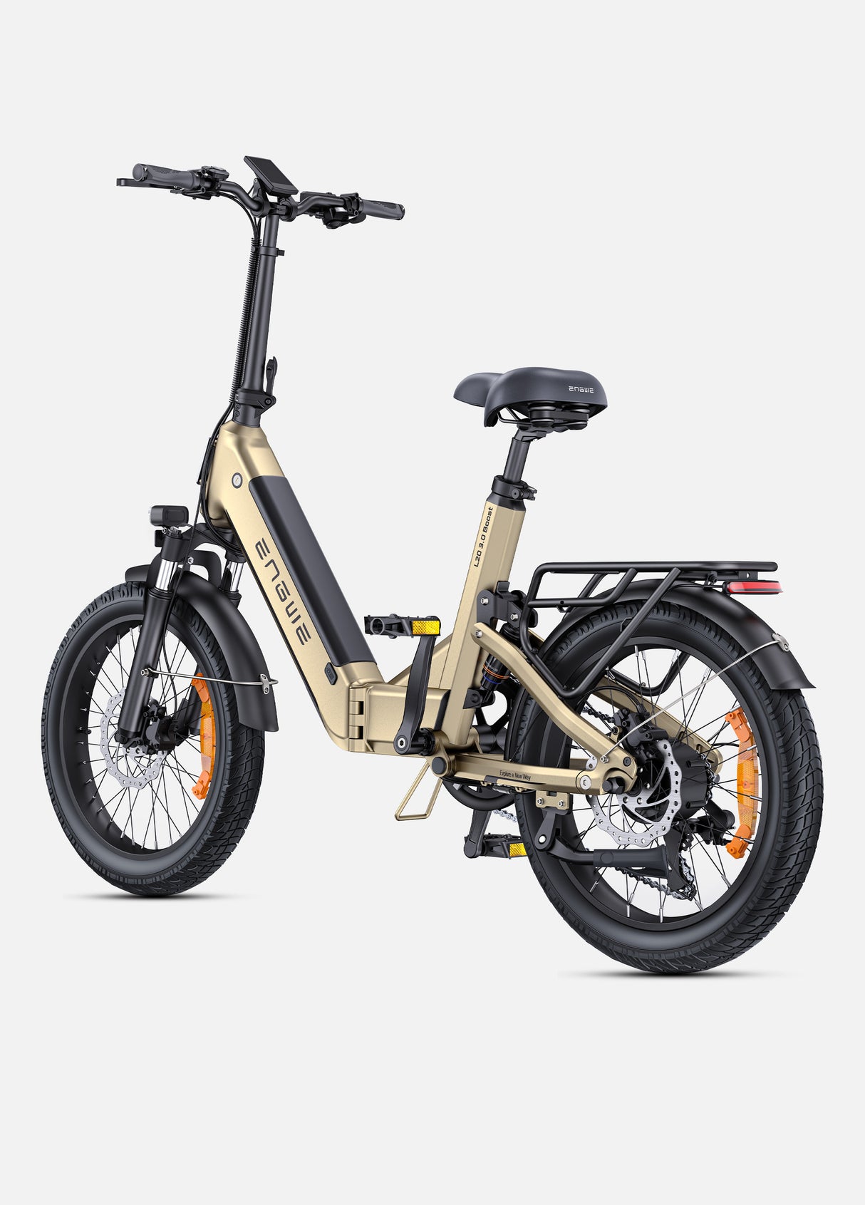 a champagne engwe l20 3.0 boost electronic city bike