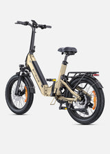 a champagne engwe l20 3.0 boost electronic city bike